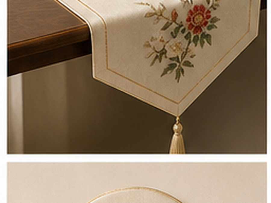 Embroidered Table Runner