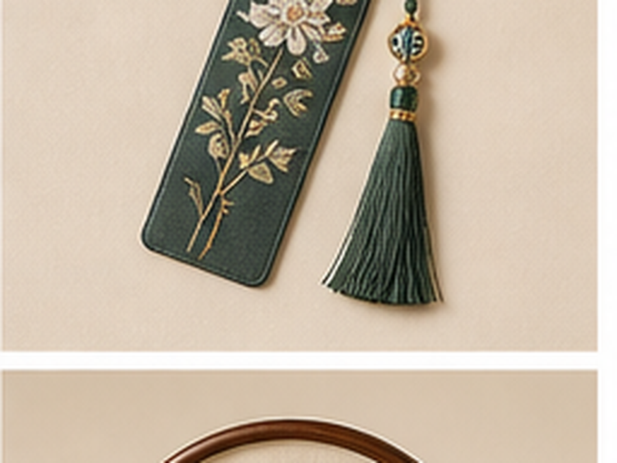 Silk Embroidery Bookmark