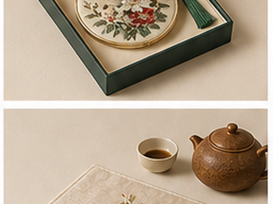 Embroidered Gift Box Insert